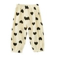 thumbnail image 1 of MZXELPRJD Boys Warm up Pants Children Fuzzy Pants for Girls Toddler Kid Baby Boys Girls Cute Cartoon Print Polka Dot Sport Pants Cotton Boys 6-7 Clothing, 1 of 3