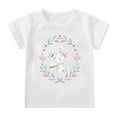 thumbnail image 1 of MZXELPRJD Easter Bunny Shirt Toddler Boys Girls 2024 Easter Day Gift Cartoon Rabbit Print Short Sleeve Tshirt Little Kid Big Kid Tee Tops 6-16 Years, 1 of 6