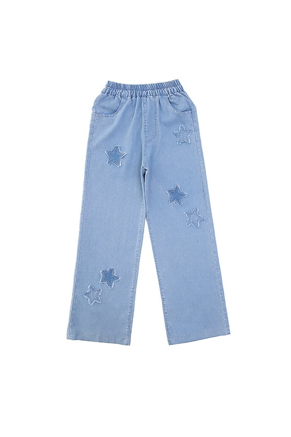 Girl Pants Size 14-16 Girls Equestrian Pants Cargo Pants for Girls Baggy Jeans for Teens Cycling Pants Sweat Pants Baggy Girl Clothes Size 8, Blue 11-12 Years