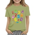 thumbnail image 1 of MZXELPRJD Girls Brown Top Youth Graphic Tees T Shirt for Boys Teen Girl Clothes Y2k Boys Clothes Size 12 Clothing for Girls Toddler Boy Clothes Cute Clothes for 10-12 Boy 3t Girls 9-10 Clothing, 1 of 7