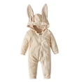 thumbnail image 1 of MZXELPRJD Girls Red Jumpsuit Easter Bunny 4t Boys Clothes Fall/winter Sets Hooded Winter Bodysuit Crawling Thermal Onesie Girls Clothes 7/8 Outfits Baby Girls' Sets, 1 of 8