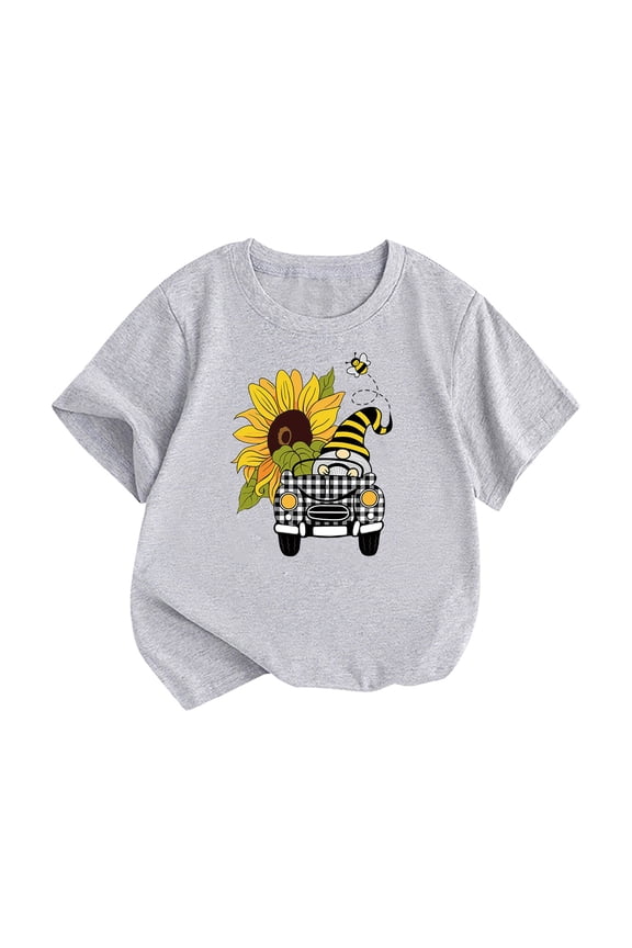 Girls Size 7 Tops Crop Top for Girls Blue Shirt Girls Clothes 8-10 Years Old 12-18 Month Boy Clothes Summer Boys Clothes Size 6 Clothes for 8 Year Old Girls 5/6 Girls Camisa Blanca De