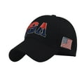 thumbnail image 1 of MZXELPRJD Hats for Men 4th of July Baseball Cap American Flag Hat Unisex Vintage Embroidery Washed Distressed Cotton Baseball Cap Adjustable USA Trucker Dad Hat, 1 of 6