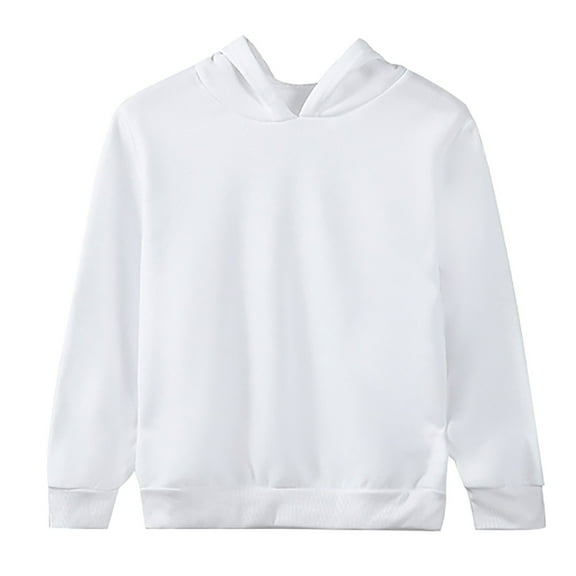MZXELPRJD Hoodies Kids Hooded Sweatshirts Solid Classic Hoodies Soft Hooded Pullover Sweatshirts for Boys and Girls 1-10 Years Casual Spring Fall Pullover Hoodies
