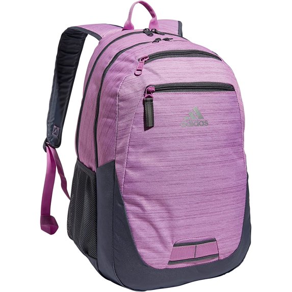 adidas Foundation 6 Backpack, Two Tone Bliss Lilac-Semi Pulse Lilac/Onix Grey/Silver Metallic, One Size One Size Two Tone Bliss Lilac-semi Pulse Lilac/Onix Grey/Silver Metallic