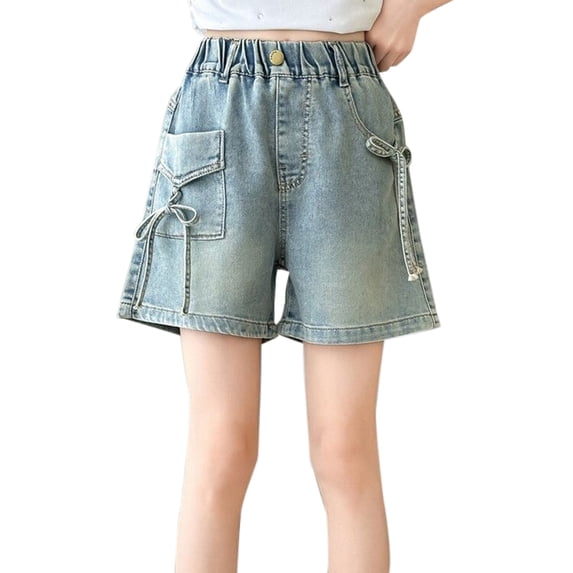 MZXELPRJD Jean Shorts for Teen Girls Ripped Denim Shorts Tween Mid Rise Summer Hot Raw Hem Casual Girlfriend Fit Jorts Toddler Girl Clothes