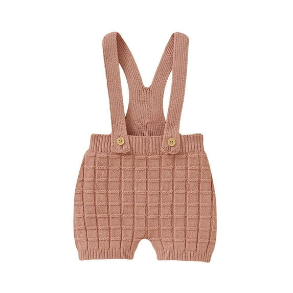 MZXELPRJD Jumpsuit Girls Strap Detail Knit 3 T Boys Clothing Sets Cotton Sleeveless Baby Romper 1 Year Old Girl Outfit Boys Athletic Sets Toddler Outfits