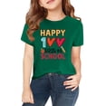 thumbnail image 1 of MZXELPRJD Kids 100 Days of School Shirt Girls Boys 100th Day of School Celebration Tops Kids Short Sleeve Funny Graphic Letters Print T-Shirt, 1 of 8