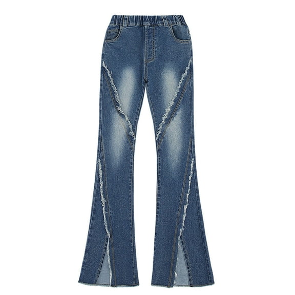 MZXELPRJD Low Rise Flare Jeans Blue Jeans Cute Sweatpants for Teen Girls Cute Baby Girl Clothes Gifts for 9 Year Old Clothes Toddler Clothes Size 12 Girls Clothes Warehouse Clearance Girls 10/12