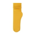 thumbnail image 1 of MZXELPRJD No Show Socks Womens 5 Pairs Socks Summer Thin Socks Socks Fashion Mid Tube Stockings Velvet Breathable Pile Socks, Black Socks Yellow, 1 of 3