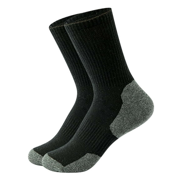 MZXELPRJD No Show Socks Womens Autumn Winter New Mid Tube Sweat Absorbing Odor Sports Outdoor Socks, Crew Socks for Women Black