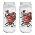 thumbnail image 1 of MZXELPRJD No Show Socks Womens Fashion Three-dimensional Printed Socks Christmas Socks, White Socks Women Watermelon Red, 1 of 2