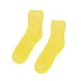 thumbnail image 1 of MZXELPRJD No Show Socks Womens Fuzzy Fluffy Cozy Slipper Socks Warm Soft Winter Plush Home Sleeping Socks, Womens Socks Size 7-9 Yellow, 1 of 4