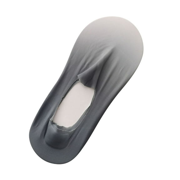 MZXELPRJD No Show Socks Womens Gradient Ice Silk Socks Breathable Socks Non Slip Socks Low Socks, Running Socks Grey