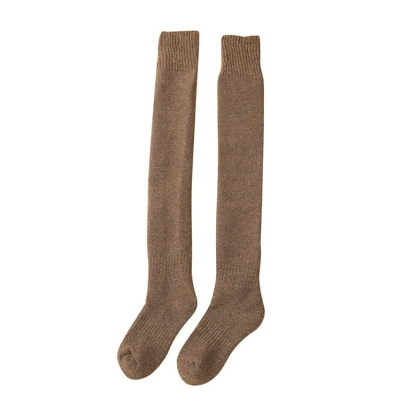 MZXELPRJD No Show Socks Womens Knit Thigh High Socks Over The Knee High Leg Warmers Winter Long Boot Stockings, Socks Women