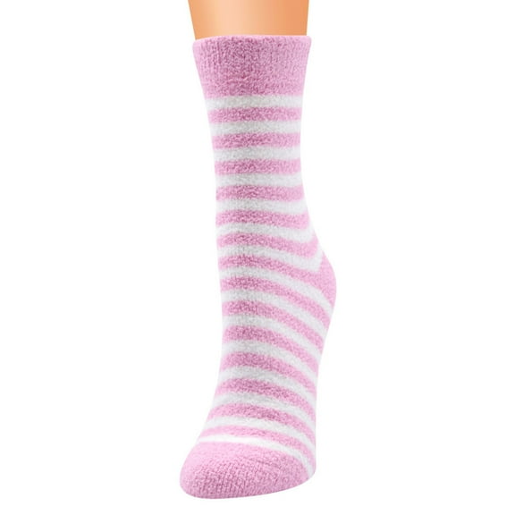 MZXELPRJD No Show Socks Womens Ladies Classic Coral Socks Ladies Socks Mid Tube Sleeping Socks Warm Socks, Womens Socks Size 7-9 Pink