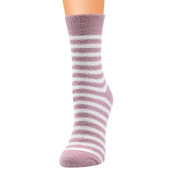 MZXELPRJD No Show Socks Womens Ladies Classic Coral Socks Ladies Socks Mid Tube Sleeping Socks Warm Socks, Womens Socks Size 7-9 Purple