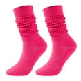 thumbnail image 1 of MZXELPRJD No Show Socks Womens Medium High Tube Bubble Socks Fashionable Versatile Socks Men Socks of The Same Style, Womens Socks Size 7-9 Hot Pink, 1 of 3
