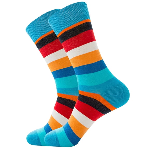 MZXELPRJD No Show Socks Womens Men Colorful Funny Novelty Casual Combed Cotton Crew Socks, White Crew Socks