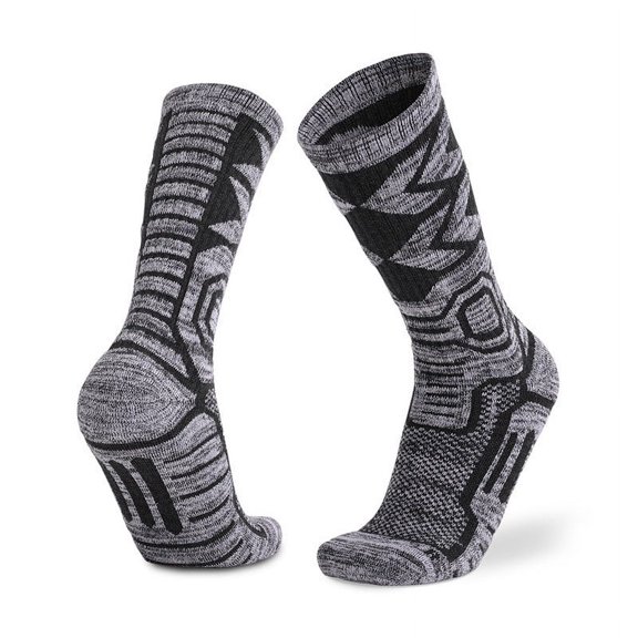 MZXELPRJD No Show Socks Womens Men Winter Ski Socks Warm Thermal Socks for Cold Weather, Women Socks Grey