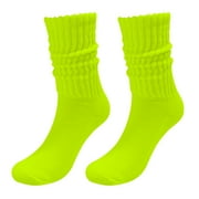 MZXELPRJD No Show Socks Womens Socks Solid Color Crew Socks Colorful Lightweight Cotton Socks, Womens Socks Size 7-9 Mint Green