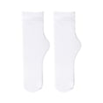thumbnail image 1 of MZXELPRJD No Show Socks Womens Summer Autumn Thin Ice Socks Solid Simple Ice Silk Socks Mid Tube Socks, Ankle Socks White, 1 of 2