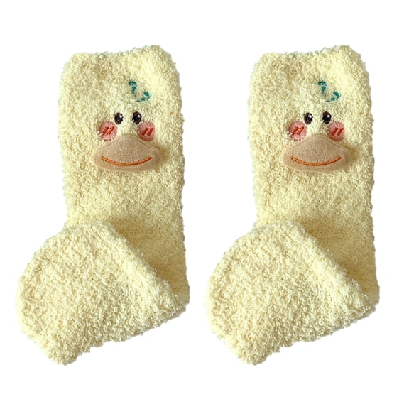 MZXELPRJD No Show Socks Womens Thermal Socks for Coral Socks Stripe Socks Colorful Lightweight Socks Casual Socks Winter Socks Soft Warm Comfort Casual Funny Duck Print Socks Socks Yellow-B