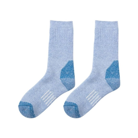 MZXELPRJD No Show Socks Womens Winter Outdoor Sports Super Thick Stockings Warm Breathable Casual Socks, Womens Socks Ankle Blue