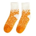 thumbnail image 1 of MZXELPRJD No Show Socks Womens Winter Socks Autumn Winter Mid Tube Socks Thickened Warm Stockings, Black Ankle Socks for Women Yellow, 1 of 7