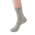 thumbnail image 1 of MZXELPRJD No Show Socks Womens Winter Solid Color Brushed Thick Plush Warm Socks Home Socks Ski Socks Moon Socks, Womens Socks Size 9-11 Dark Gray, 1 of 2