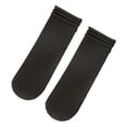 thumbnail image 1 of MZXELPRJD No Show Socks Womens Winter Solid Thick Warm Socks Cozy Crew Socks, White Ankle Socks Woman Black, 1 of 5