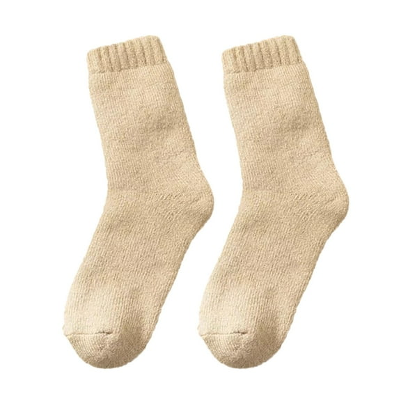 MZXELPRJD No Show Socks Womens Winter Warm Sock Pure Color Upset Lightweight Cotton Socks, Womens Socks Size 9-11 Khaki