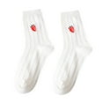thumbnail image 1 of MZXELPRJD No Show Socks Womens Winter Warm Sock Strawberry Printing Lightweight Cotton Socks, Socks Womens Size 9-11, 1 of 5