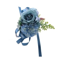 MZXELPRJD Outdoor Christmas Hanging Basket Farfi Wrist Flower Non Fading Multi Color Decorate Elegant Bride Groom Wrist Corsage for (Orange) Large Sunflowers Artificial Flowers