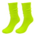 thumbnail image 1 of MZXELPRJD Scrunch Socks Thick Slouch Socks Women Long Soft Knee High Boot Socks Solid Color Stacking Crew Socks Lightweight Knit Cotton Socks, 1 of 4