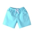 thumbnail image 1 of MZXELPRJD Shorts for Girls Children's Candy Cotton Boy Shorts Colored Cotton Shorts Sports Pants Spring Summer Elastic Waist Comfortable Casual Student Kindergarten Boys and Girls Shorts Cheerful, 1 of 3