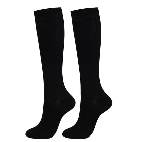 MZXELPRJD No Show Socks Womens Copper Fiber Compression Nylon Nylon Pressure Calf Socks Outdoor Sports Socks Multi Color Sequential Socks, Low Cut Socks Women Black XXL