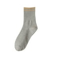 thumbnail image 1 of MZXELPRJD No Show Socks Womens Men All Cotton Japanese Long Tube Cotton Socks College Style Student Sports Socks Couple Socks, Crew Socks for Women Grey, 1 of 3