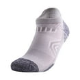 thumbnail image 1 of MZXELPRJD No Show Socks Womens Mens Daily Leisure Simple Solid Color Towel Bottom Thickened Cushioning Sweat Absorption Breathable Running Short Socks, Womens Socks Size 7-9 Grey, 1 of 5