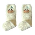 thumbnail image 1 of MZXELPRJD No Show Socks Womens Thermal Socks for Coral Socks Stripe Socks Colorful Lightweight Socks Casual Socks Winter Socks Soft Warm Comfort Casual Funny Duck Print Socks Socks Yellow-A, 1 of 4