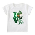 thumbnail image 1 of MZXELPRJD St Patricks Day Shirt Boys Girls Irish Graphic Tees Kids Toddler Shamrock T Shirt Kids St Patty's Irish T-Shirt Lucky Tops Summer Tops, 1 of 5