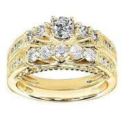 MZXELPRJD Statement Rings for Women Couple's Ring with Diamonds for Women Fashion Jewelry Popular Accessories Vintage Rings Gold Size 10