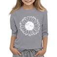 thumbnail image 1 of MZXELPRJD Sweat Shirts for Girls 10-12 White Shirt Girls Red Tshirt Girls Size 14 Tops Tube Tops for Teen Girl Trendy Clothes Girl Clothes 18-24, Dark Gray 10-11 Years, 1 of 5