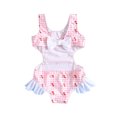 thumbnail image 1 of MZXELPRJD Swimsuit Ruffled Plaid Onesie Swimsuit Baby Girl Clothing Set Toddler Girls Teen Bathing Suits for Girls 12-14 2 Piece Bathing Suits for Teens, 1 of 6