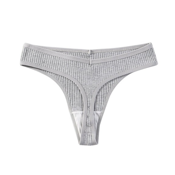 MZXELPRJD Womens Underwear Cotton Thong Seamless Sports Style Fashion Briefs for Women Underwear Tummy Control Underwear Grey XL