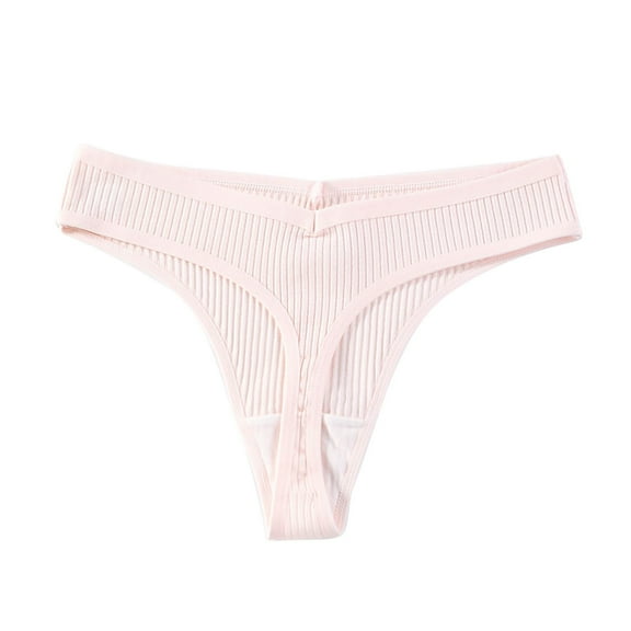 MZXELPRJD Womens Underwear Cotton Thong Seamless Sports Style Fashion Briefs for Women Underwear Tummy Control Underwear Pink XXL
