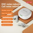 thumbnail image 1 of MZYMI A98 TWS Earphone Bluetooth5.4 Wireless ENC Noise Cancelling Headphone Touch Control In Ear Headset With Mic For Android iOS, 1 of 6