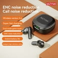 thumbnail image 1 of MZYMI A98 TWS Earphone Bluetooth5.4 Wireless ENC Noise Cancelling Headphone Touch Control In Ear Headset With Mic For Android iOS, 1 of 6