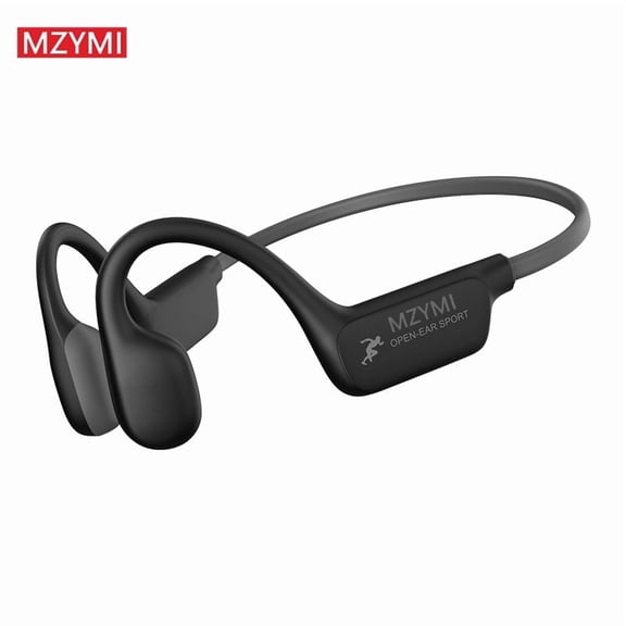 MZYMI Bone Conduction Headset Neckband Bluetooth Open Ear Headphone Sport Waterproof Music Earphone With Mic For Android iOS Black