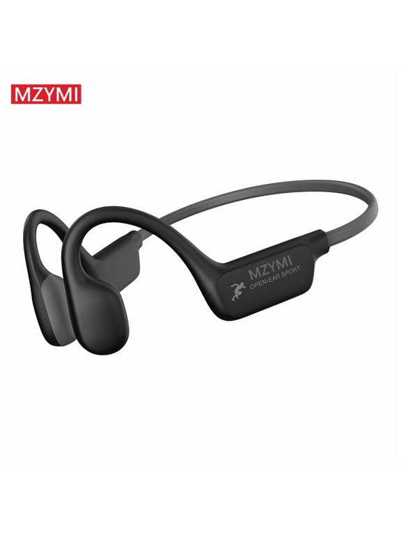 Bone Conduction Headset Neckband Bluetooth Open Ear Headphone Sport Waterproof Music Earphone With Mic For Android iOS Black